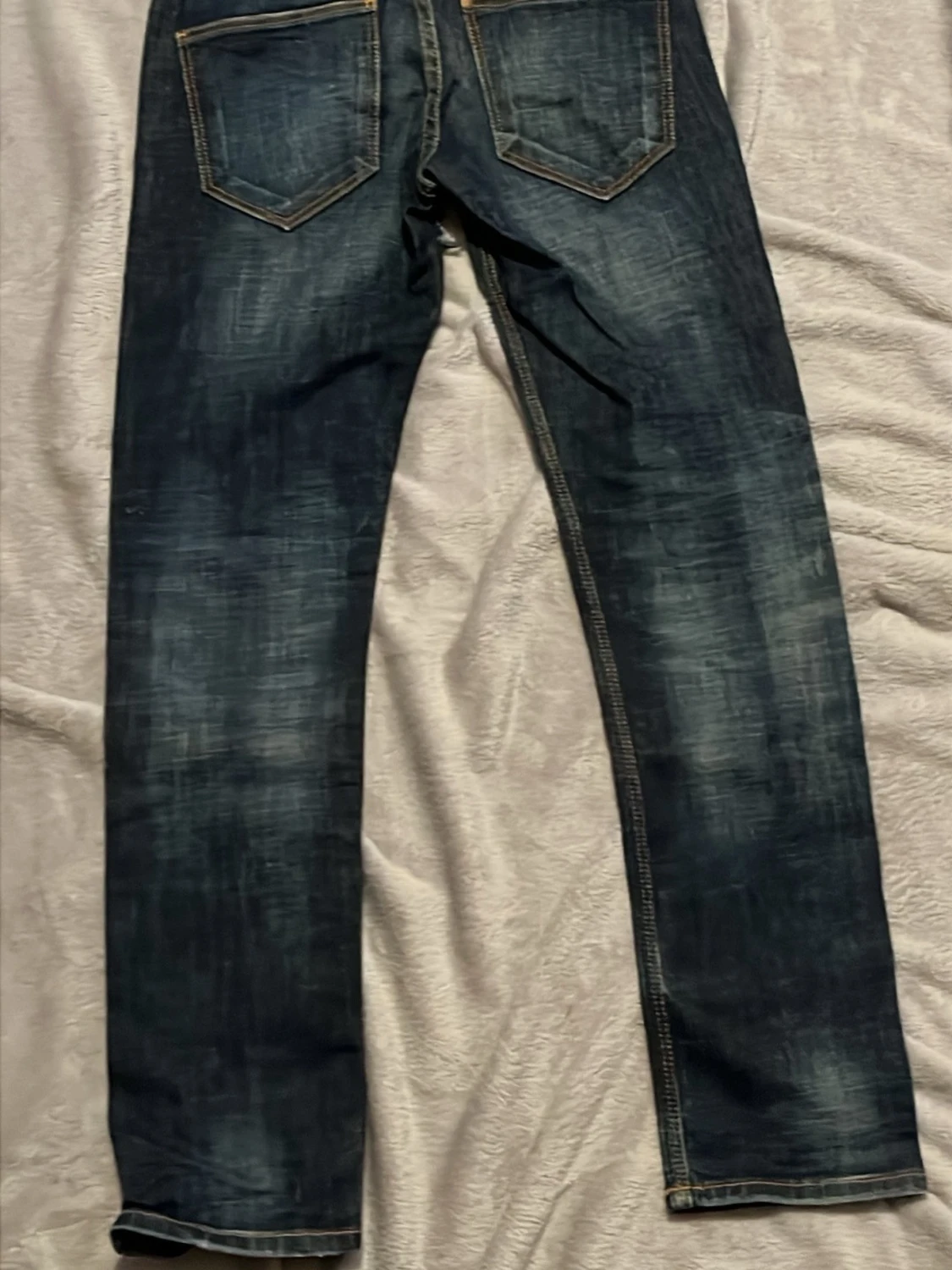 Mörkblå jeans från Drain - 2