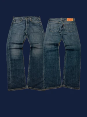 Levis 501 vintage 1900s y2k - Levi’s 501 jeans i storlek 32/32. Klassisk rak passform med ikonisk knappgylf och tidlös denimlook. Sitter snyggt och passar till allt — perfekt vintage/streetwear vibe. Fint skick och redo för ny ägare.