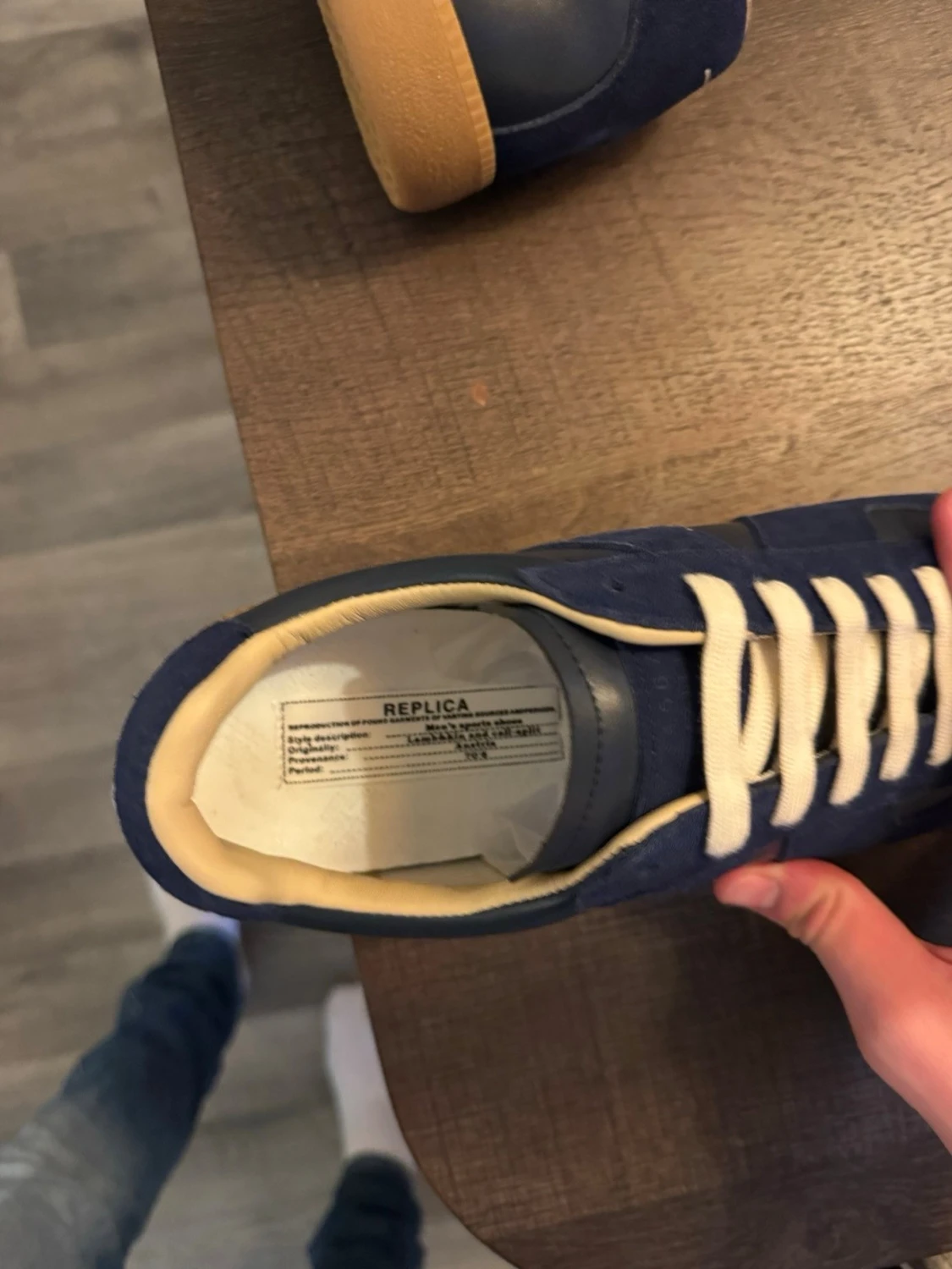 Blå skor från maison margiela/ Gats - 4