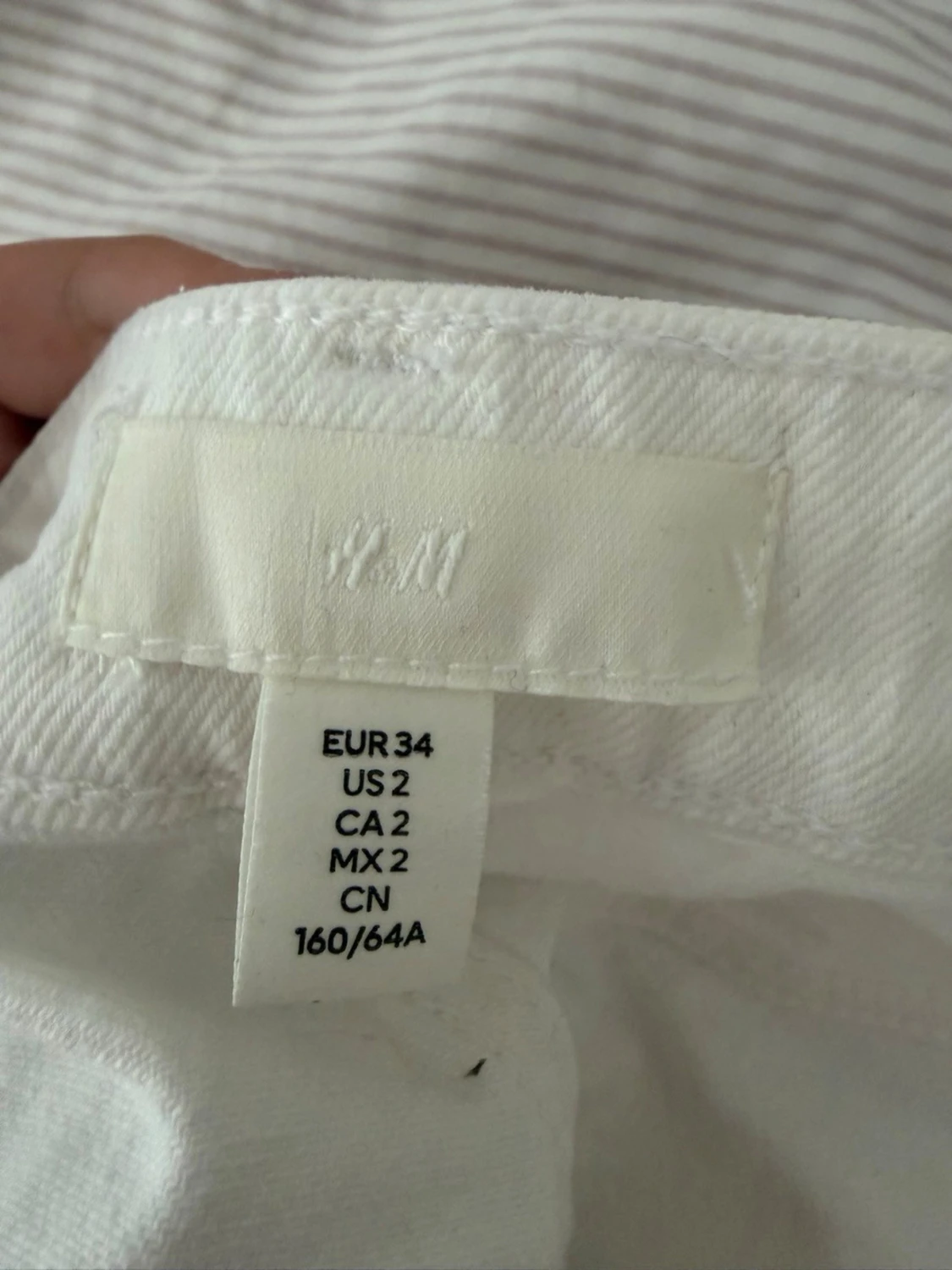 Vita raka jeans från H&M - 1
