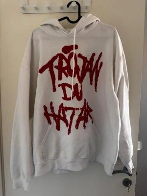 Norlie & KKV hoodie - Officiell Norlie & KKV merch med text ”tröjan du hatar”. Köptes för 800:- på en festival 2025 och har använts fåtal gånger sen dess. Storlek L men skulle säga att den passar mer som en M.