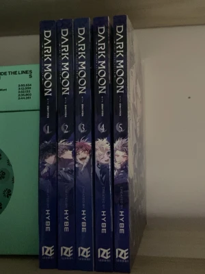 Enhypen - Enhypens dark moon manga böcker 5st