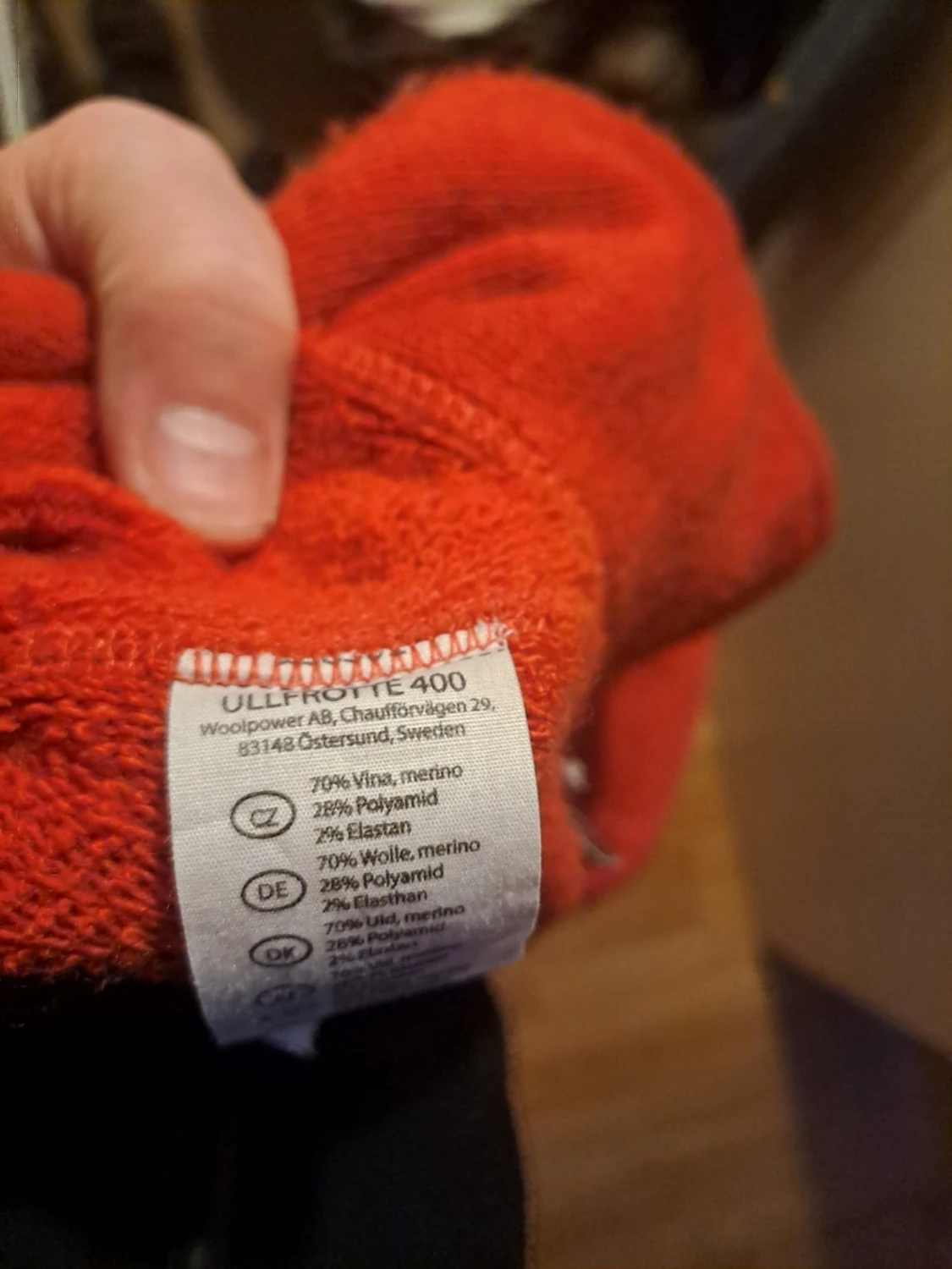 Woolpower stickad ziptröja med hög krage - 3