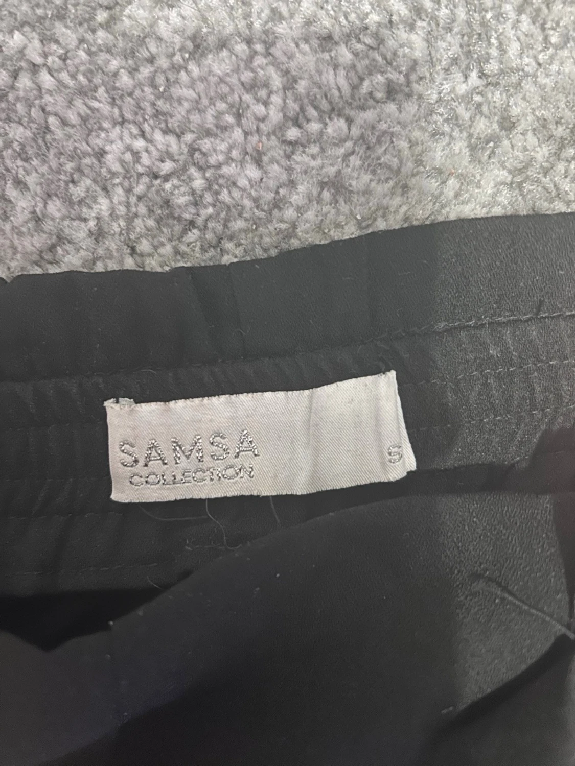 Svarta vida leggings från Samsa - 1