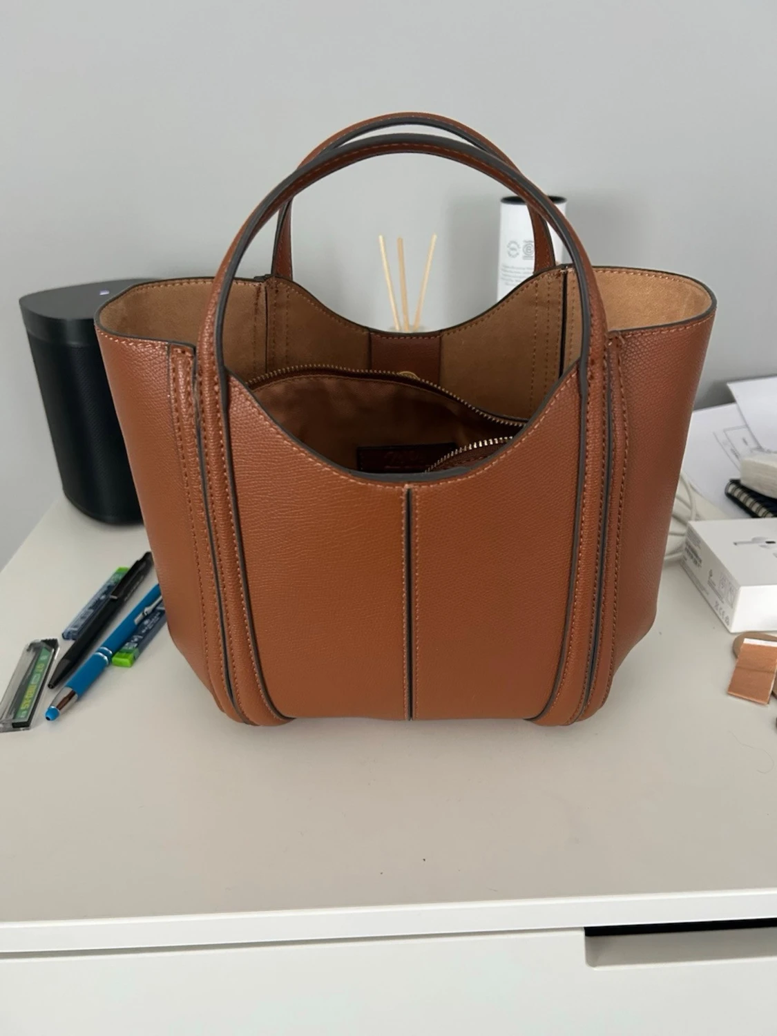 Brun väska från Zara - 1