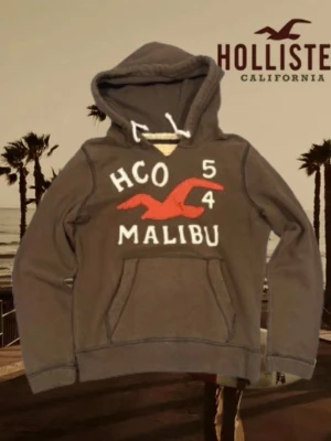 Hollister hoodie - sällsynt bra skick inga defekter som kragen och mörket bara en del av designen!