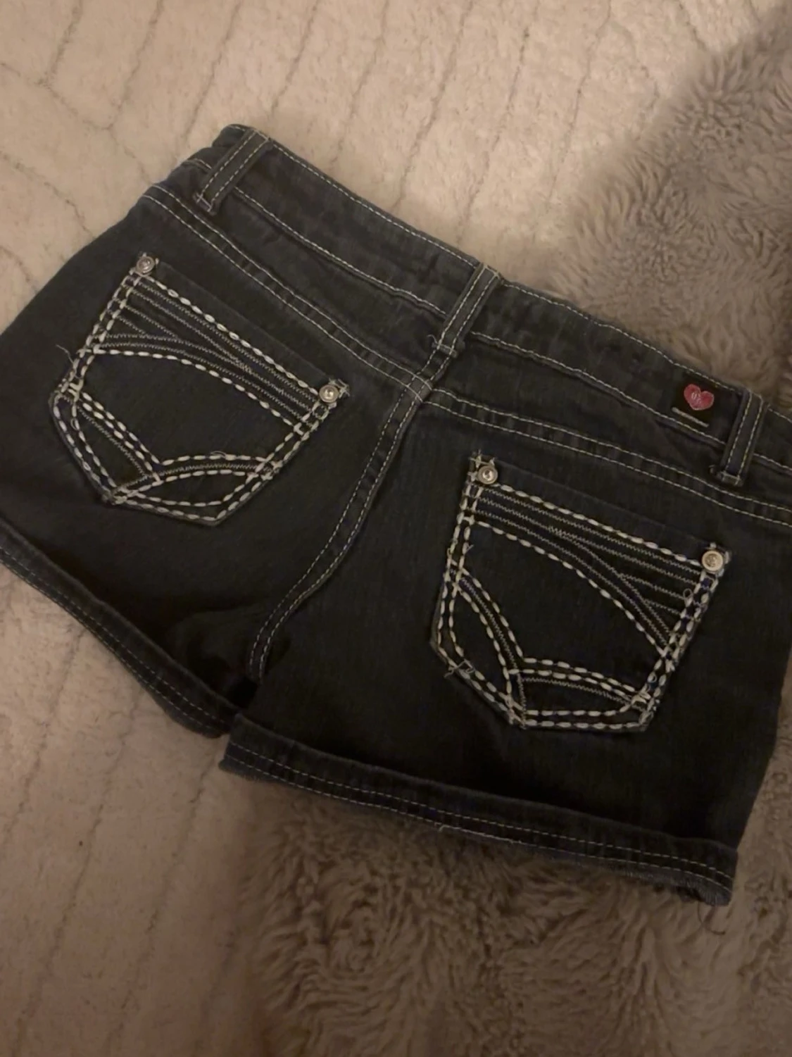Vintage jeansshorts - 1