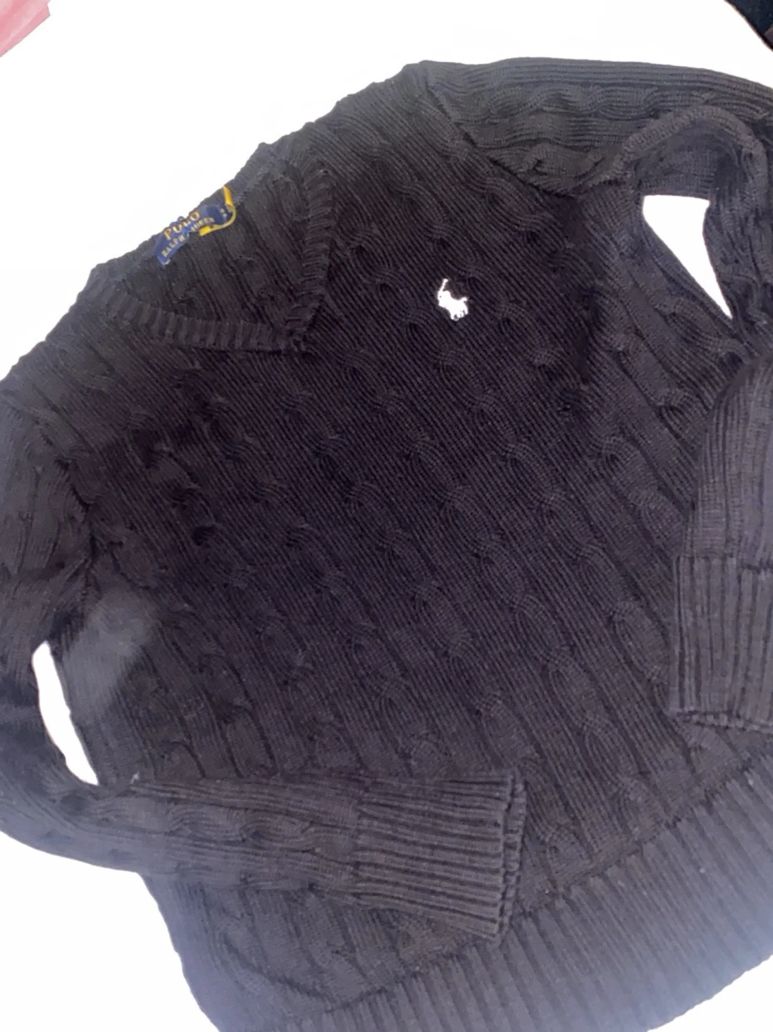 Svart stickad tröja Polo Ralph Lauren - 4