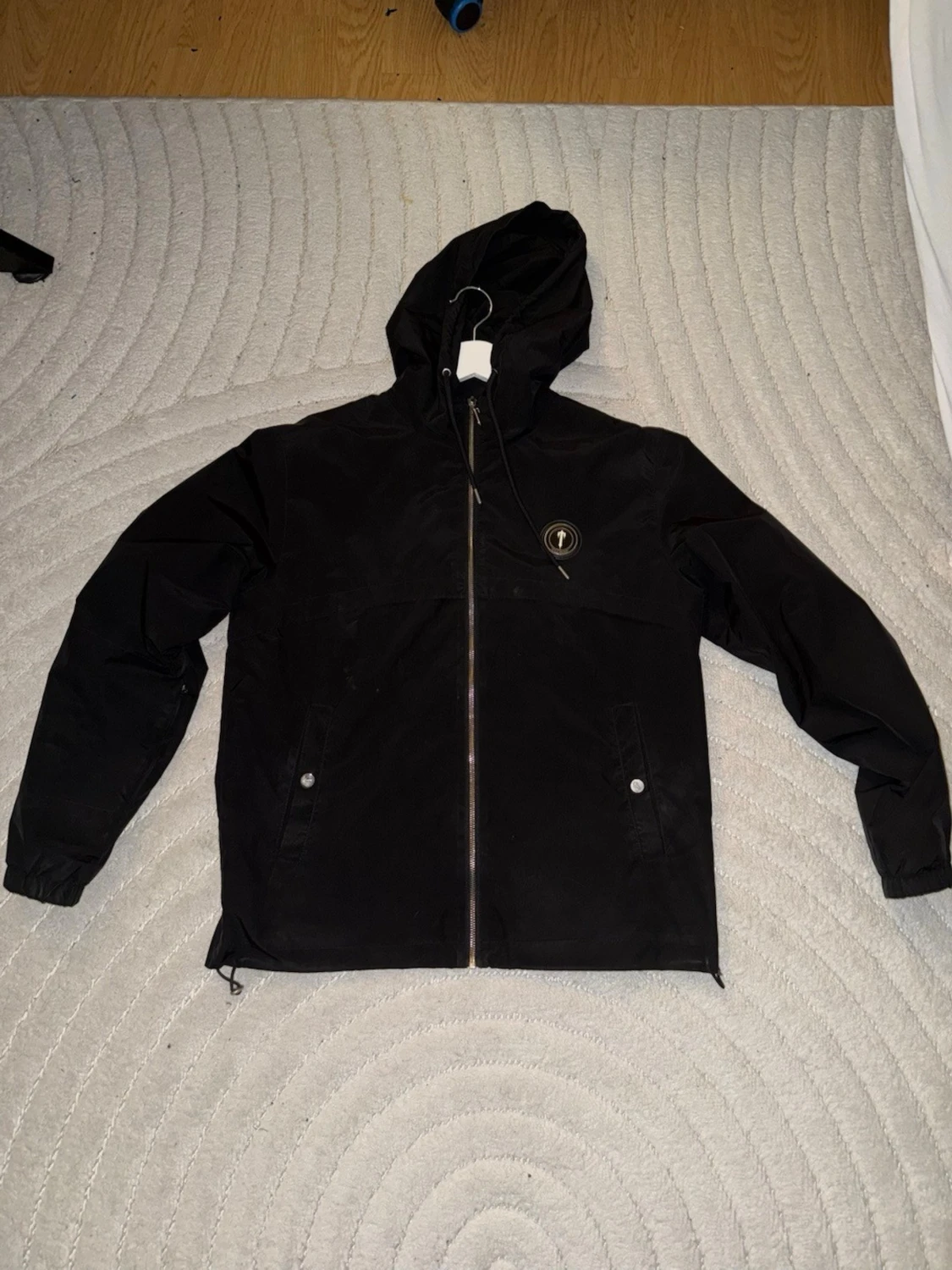 Svart Trapstar vindjacka med huva - 2