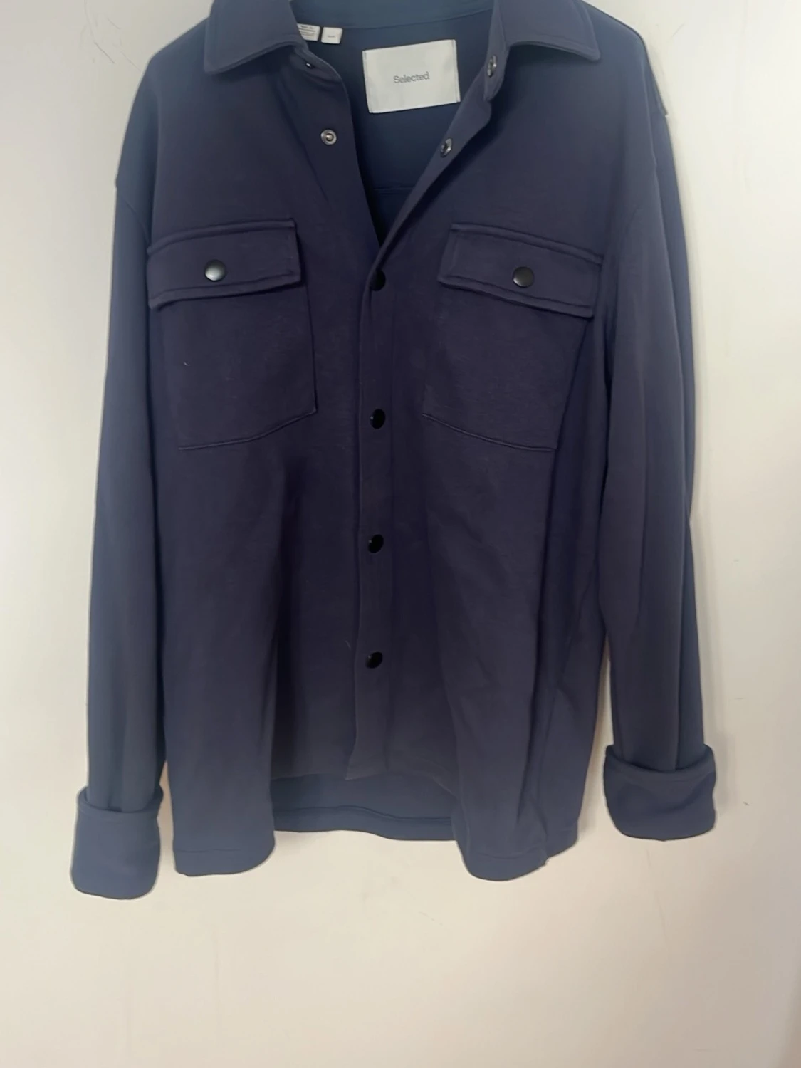 Mörkblå overshirt från Selected - 1