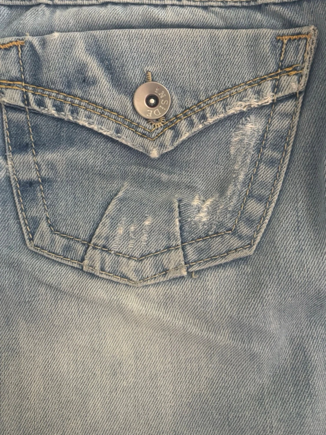 Ljusblå jeanskjol  - 3