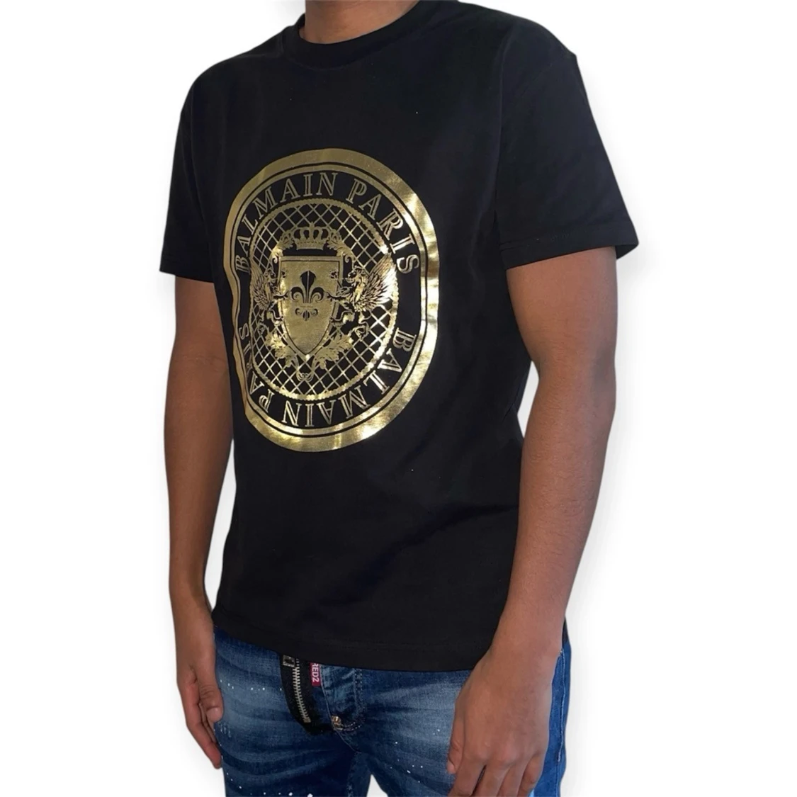 Balmain paris t-shirt, svart, storlek(XXL) - 1