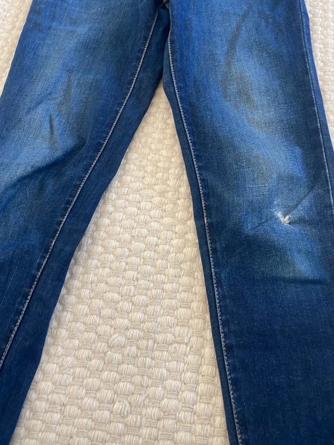 Mörkblå Levi's jeans med rak passform - 3