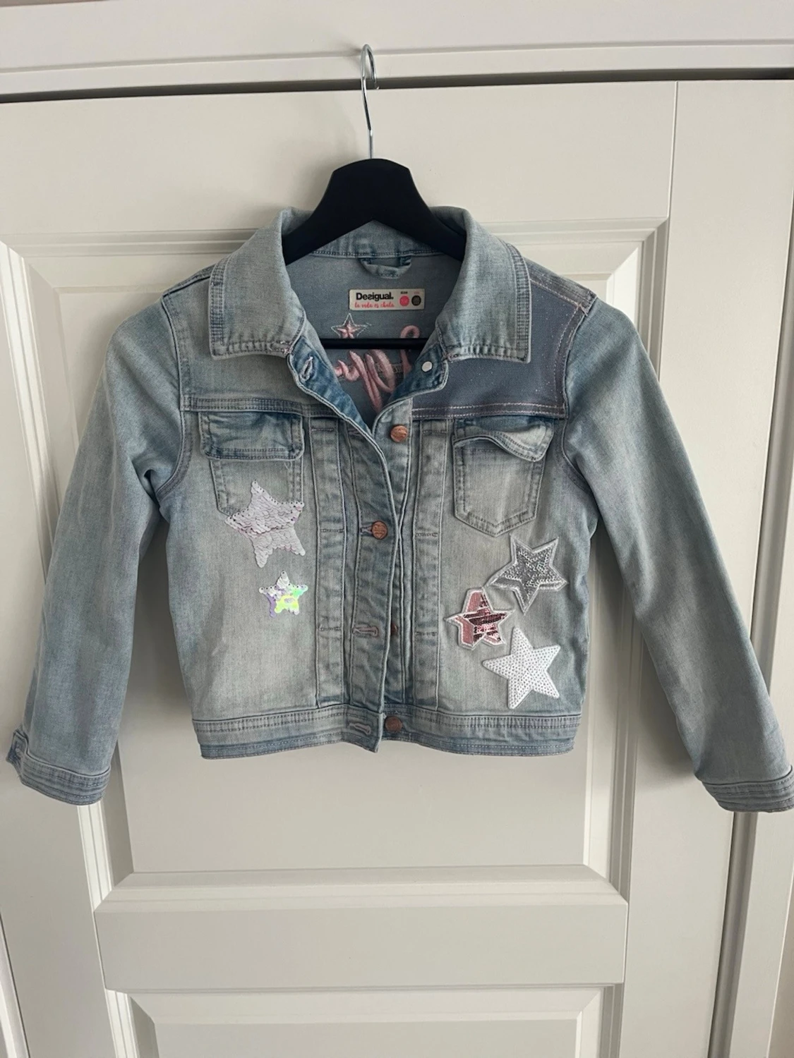 Ljusblå jeansjacka från Desigual