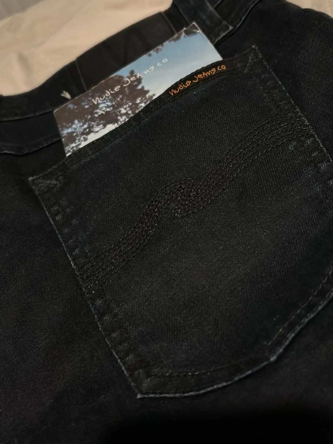 Svarta raka jeans - 3