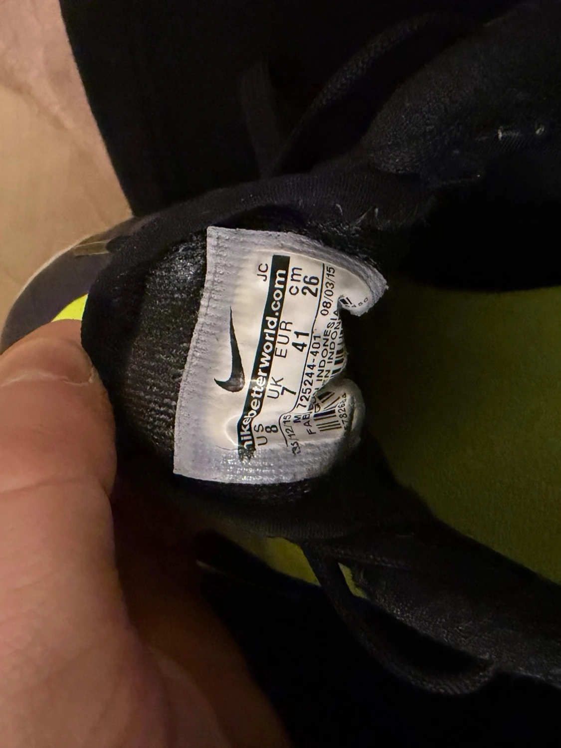 Nike blå-gula fotbollsskor - 2