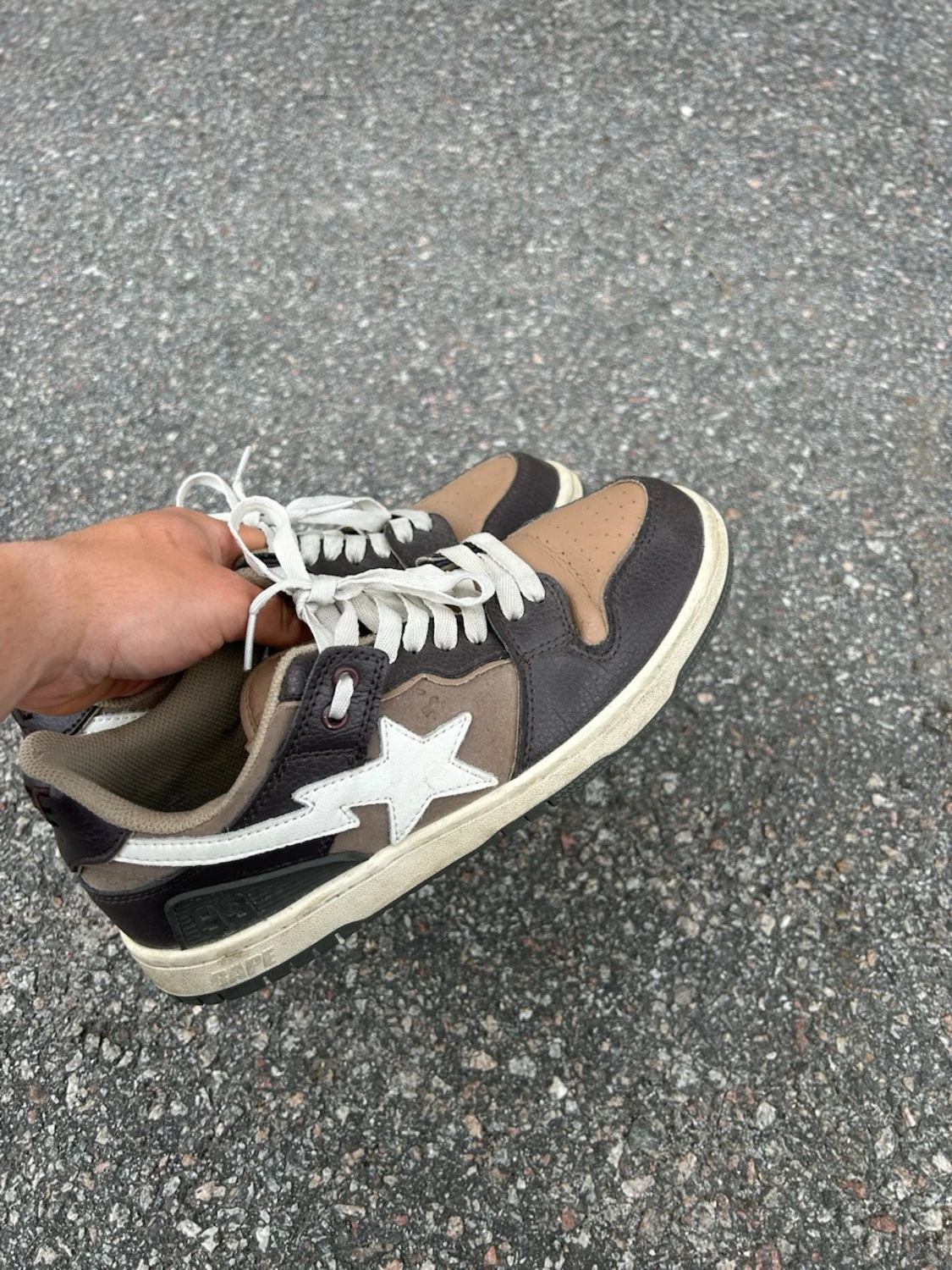 Bruna Bape Sta sneakers med stjärna