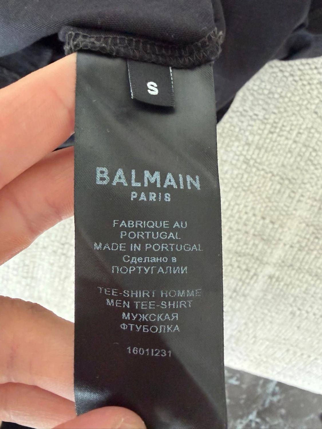 Svart Balmain Paris t-shirt - 2