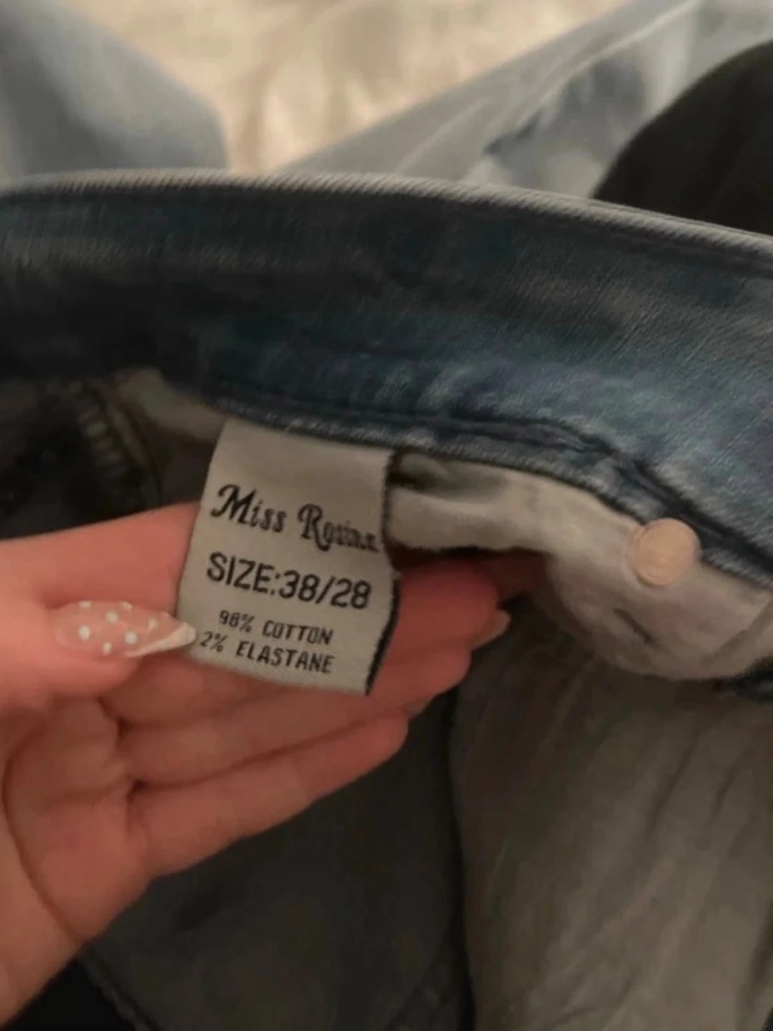 Ljusblå jeans från Miss Rosina - 6