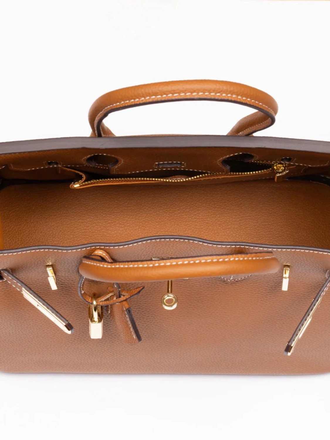 Joelle läder handväska 30 Brown 