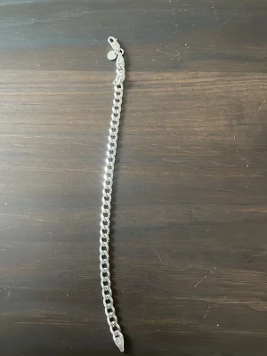 Äkta silver armband 19cm - Riktigt snyggt äkta silver armband