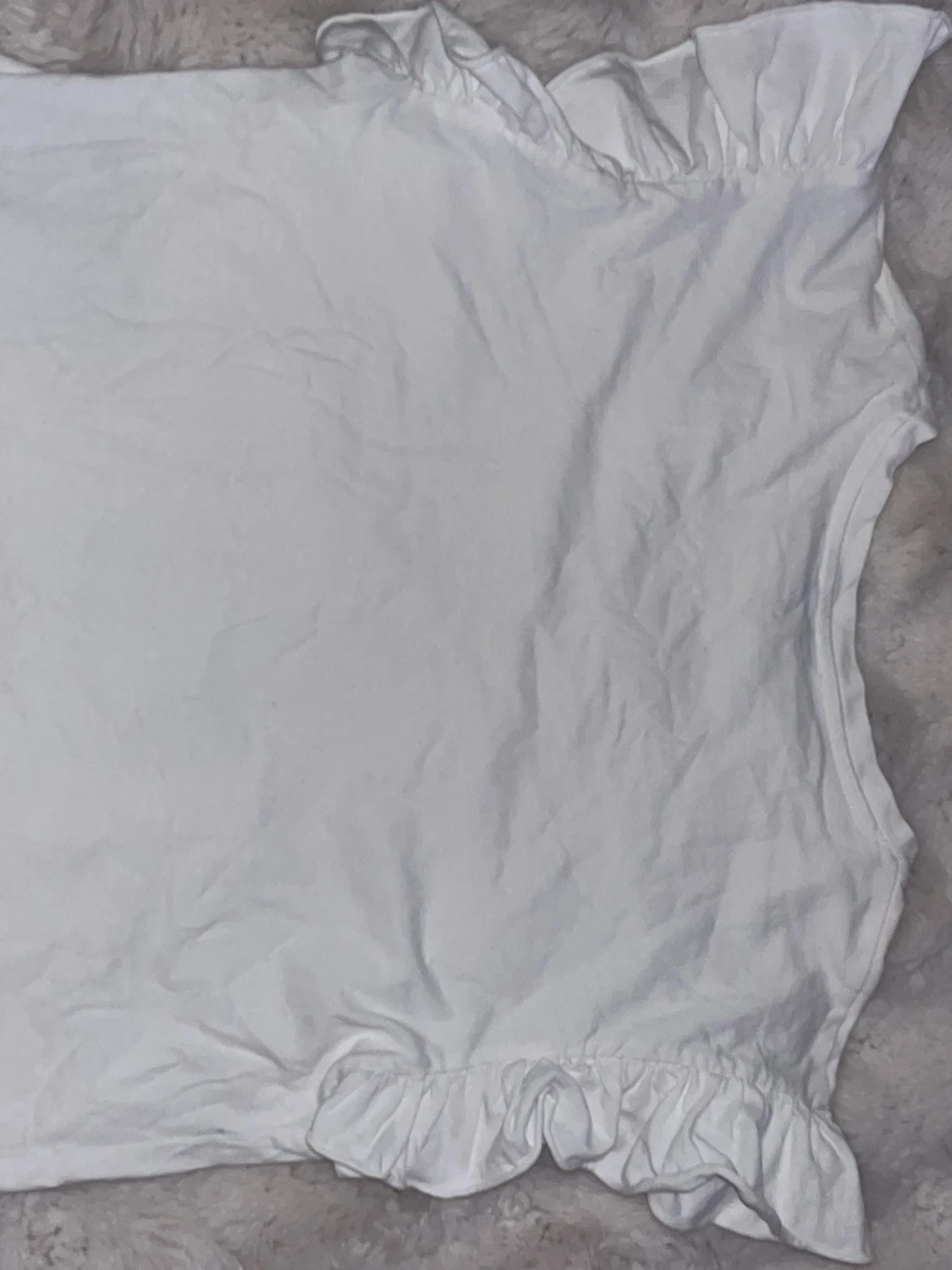 Vit volangtopp från Zara - 3