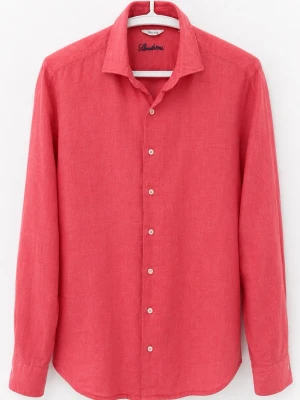 Stenströms 100% linne skjorta rosa/röd S - Stenströms skjorta i 100% linne i röd/rosa korallfärg. Slim/fitted model i storlek S.  Använd endast 2 gånger, säljes pga fel storlek. Mycket bra skick utan skador eller fläckar.  Perfekt sommarskjorta i premiumkvalitet. Nypris ca 1500 kr.