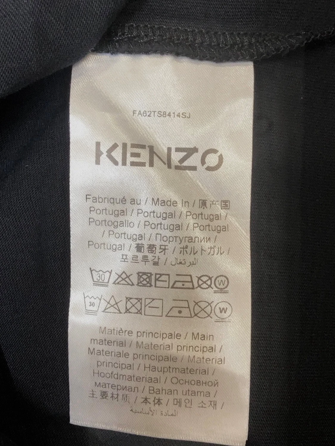 Svart Kenzo t-shirt med logga - 3