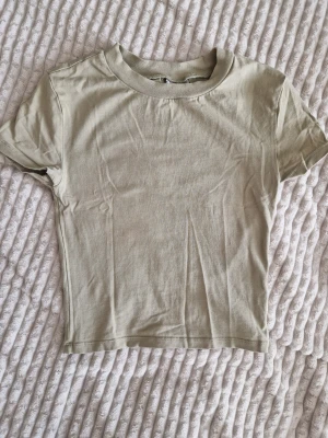  kortärmad typ från HM divided  - Basic topp, kort model, skulle säga att den är ljusgrön💚