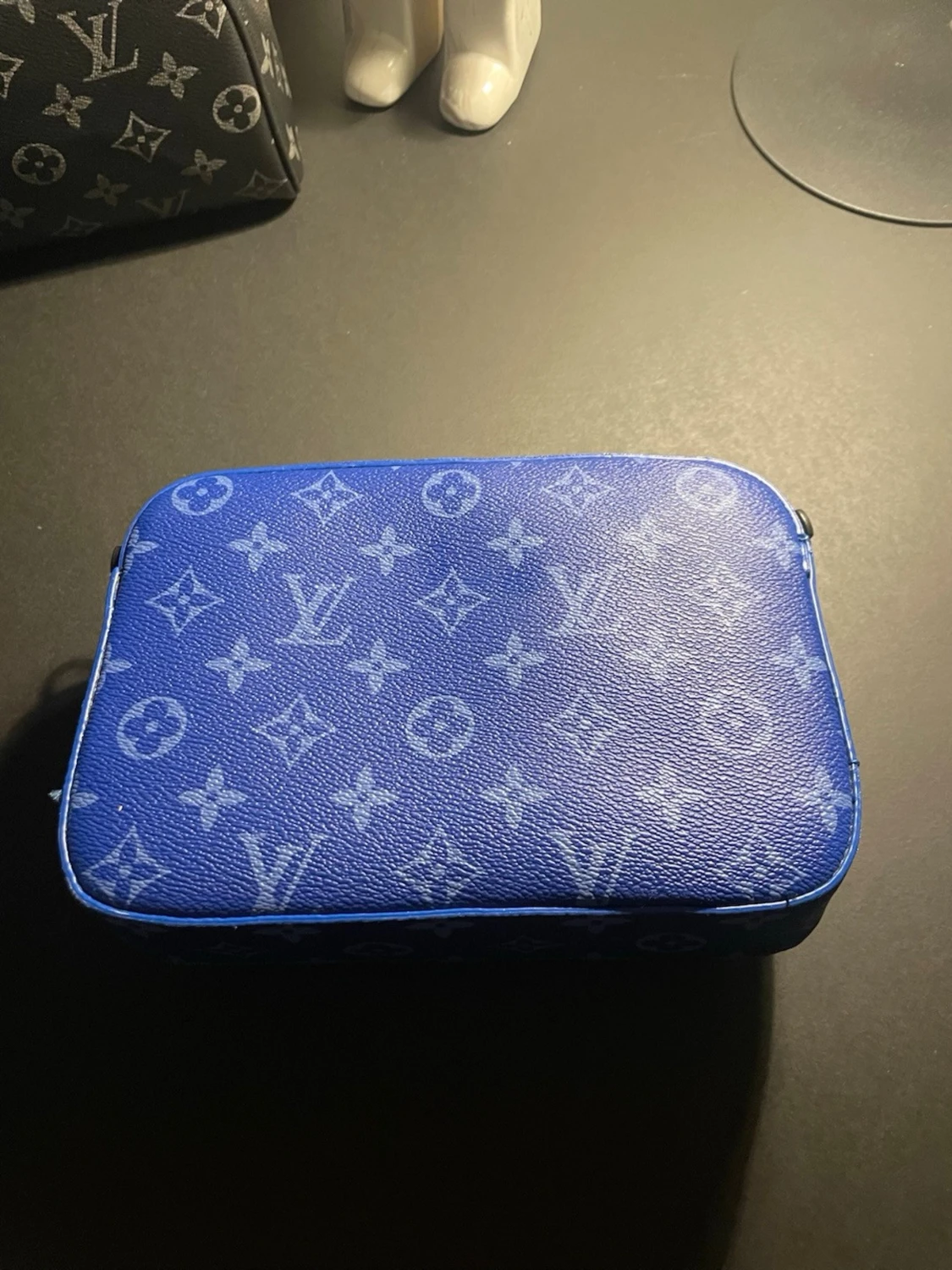 Blå Louis Vuitton monogram Väska - 1