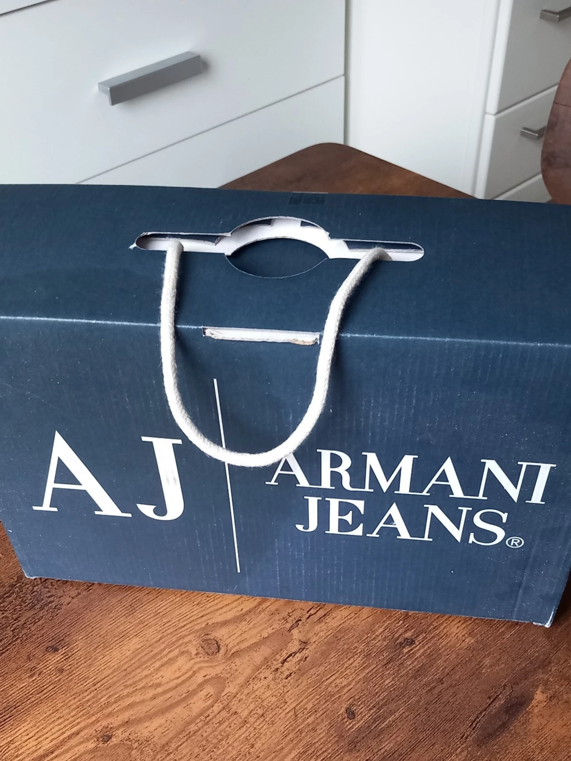 Lila mockaloafers med vit söm från Armani Jeans  - 6