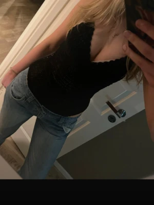 Svart stickad body - Snygg svart body i storlek s från bershka🩷