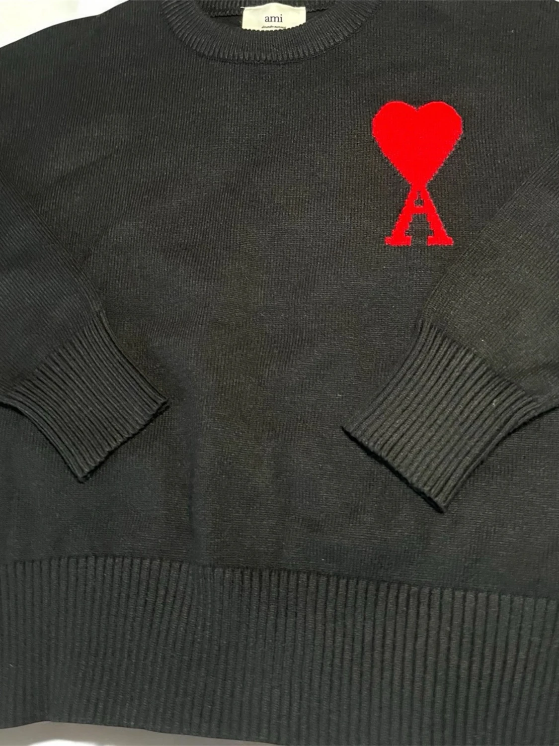 Svart Ami Paris Tröja - 1