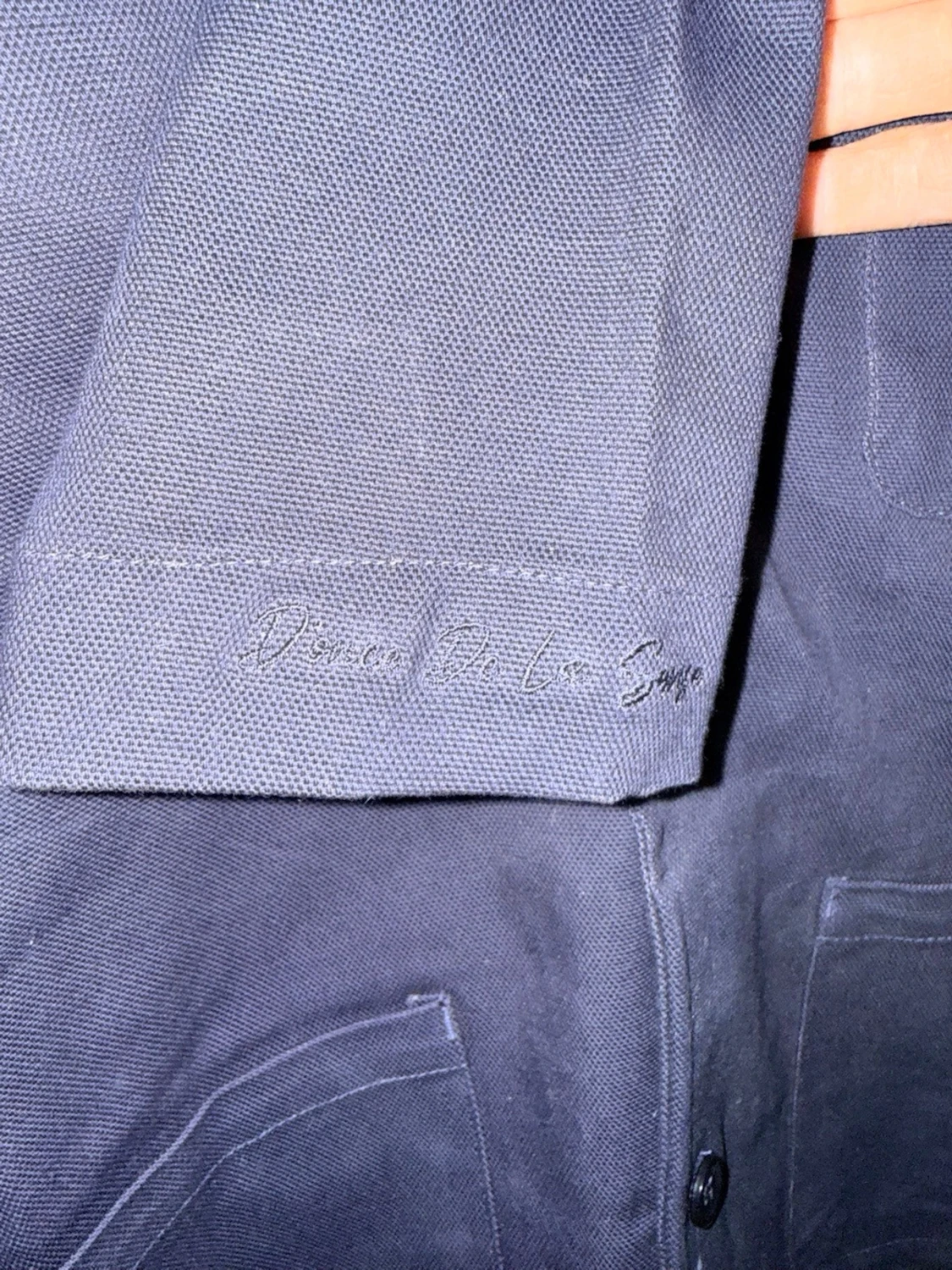 Blå overshirt från D'once De La Sense - 2