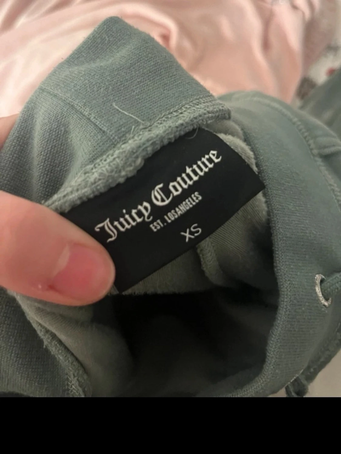 Grå velourbyxor från Juicy Couture - 4