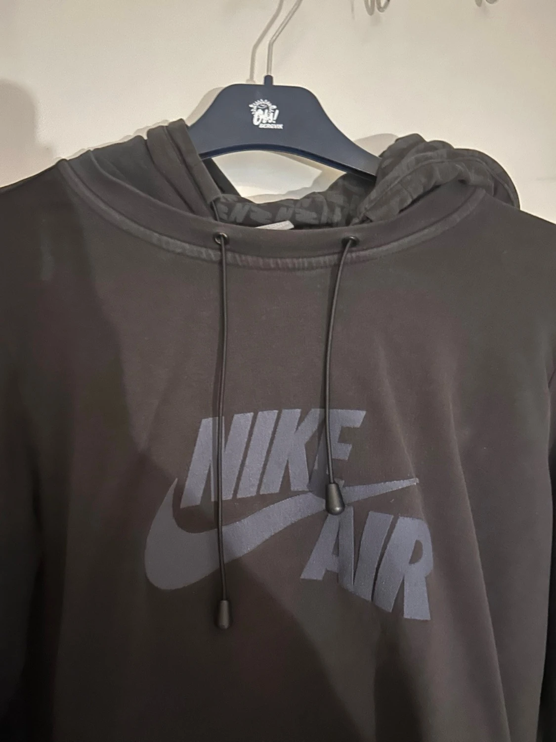 Svart Nike Air hoodie med huva - 2