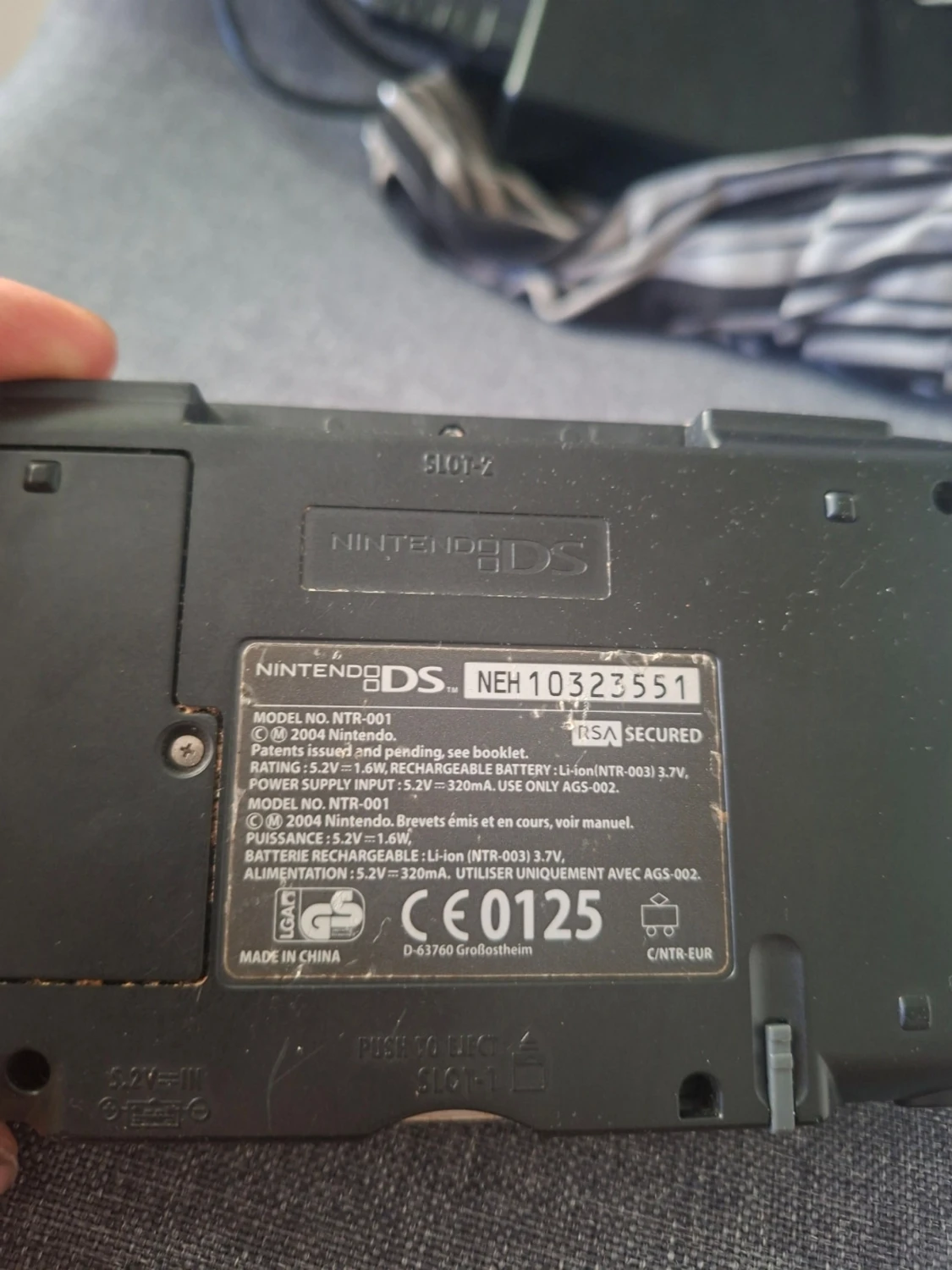 Nintendo DS silver bärbar spelkonsol - 2