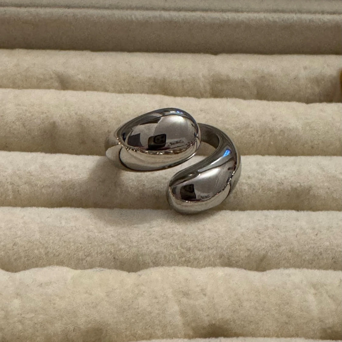 Rostfritt stål ring - 90