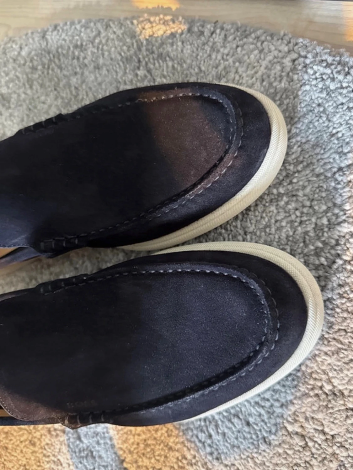 Mörkblå loafers från BOSS - 3
