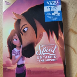 Spirit Untamed The Movie DVD - 5 dvds for 45kr message me for discount. THIS DVD ADDS 13KR so 5 DVDs for 58kr  Catagory: Children's adventure/action Age: PG  Audio: English, French, Spanish Subtitles: English, French, Spanish Runtime: 1 hr 28 min  Bundle discounts: two items 10% off (automatic) three items 15% off, five items 20% off. Message me before purchasing 3+ items for discount.