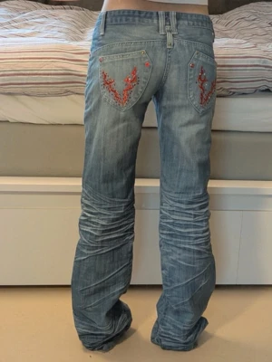 Vintage jeans från Blue Queen - Size 27, 175cm på bilden🦆🦆