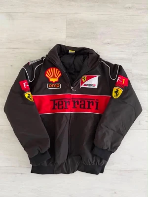 Ferrari black and red bomber jacket - Never used, in amazing condition. Ask DM for more questions and follow insta to join our giveaways!