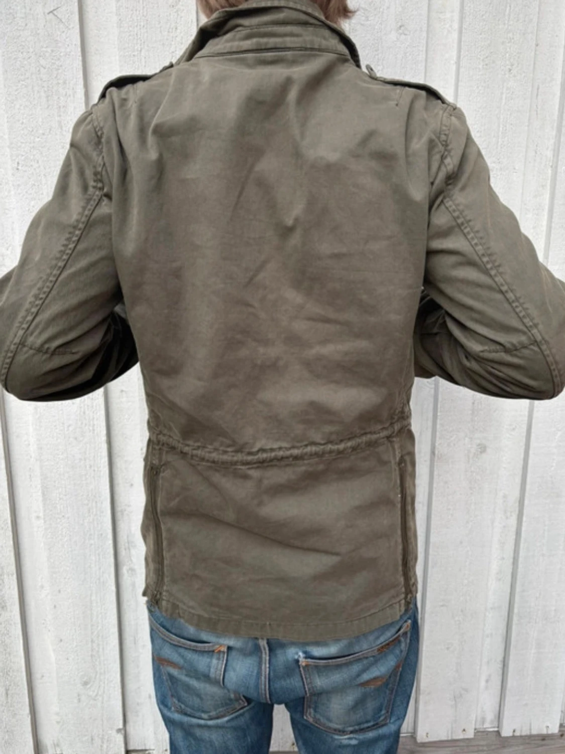 Mörkgrön/khaki OVS overshirt - 3