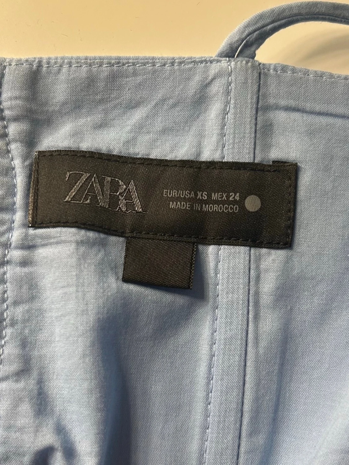 Ljusblå topp från Zara  - 3