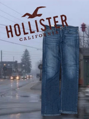 Hollister jeans - As feta hollister jeans i bra skick förutom en liten skavank på sista bilden.