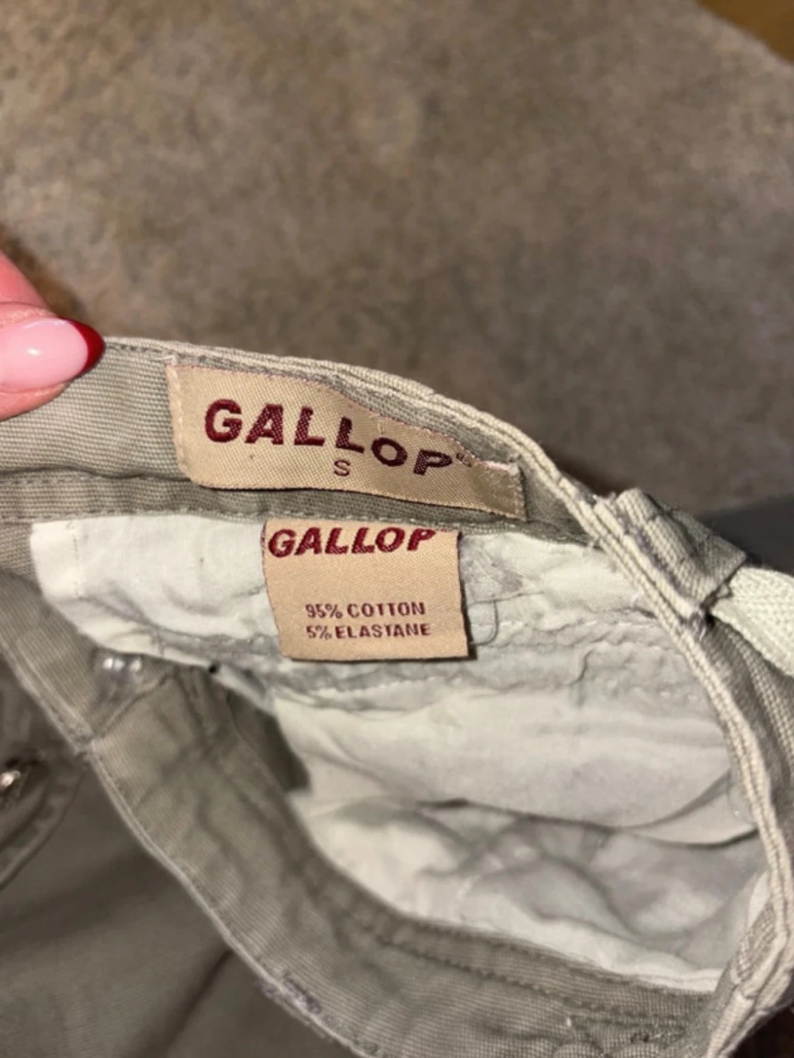 Low waist broderade jeans från Gallop - 4