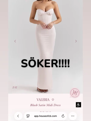 House of cb valeria dress - SÖKER DENNA KLÄNNING I XS - A-C KUPA!!! Skriv om du vill sälja!!!
