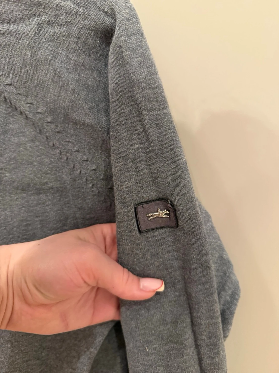 Grå stickad tröja från Schockemöhle - 3