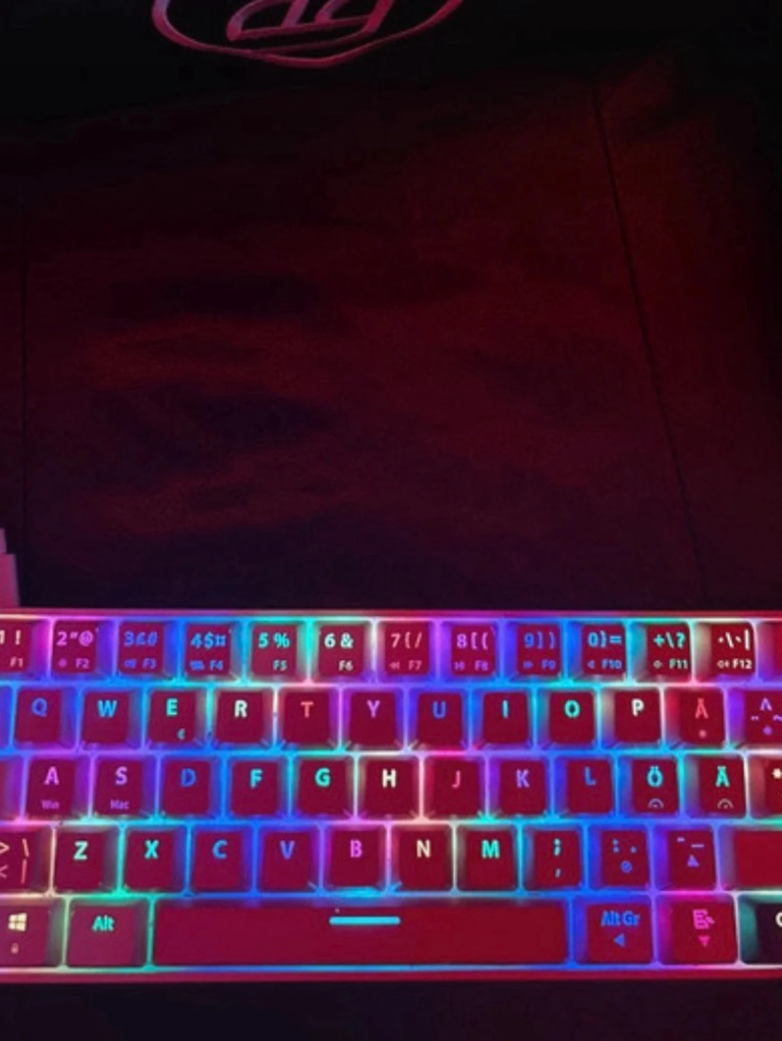 NOS C-450 Mini PRO RGB gaming tangentbord (cotton candy,limited edition)) - 1