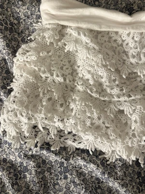 Spets shorts - Populära spets shorts perfekt till sommaren. Kantwn går att vika ner så blir det extra snygga. 